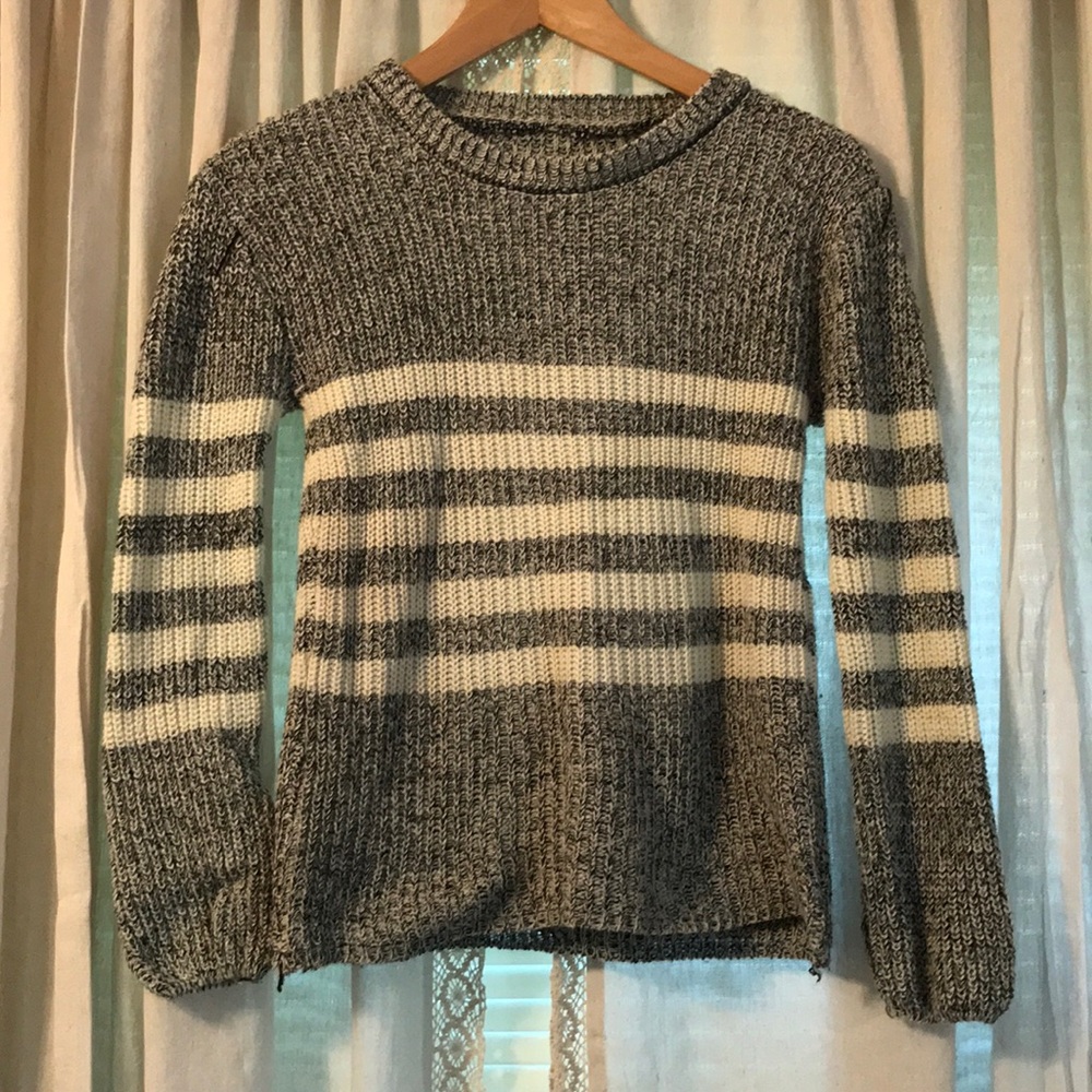 Stripped sweater.